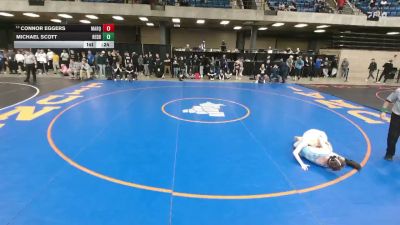 106 lbs Cons. Semi - Connor Eggers, Ottawa (Marquette) vs Michael Scott, Lincoln-Way (West)