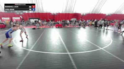 117 lbs Champ. Round 2 - Marshall Laux, AWA vs Luka Hahn, Jackrabbit Wrestling Academy