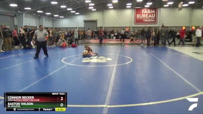 49 lbs Cons. Round 4 - Easton Wilson, 84 Athletes vs Connor Becker, Wild Buffalo Wrestling Club