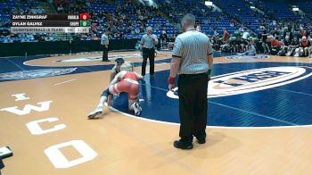 157 lbs Quarterfinals (8 Team) - Zayne Zinkgraf, Vandalia vs Dylan Galvez, Chicago (C. Hope Academy)