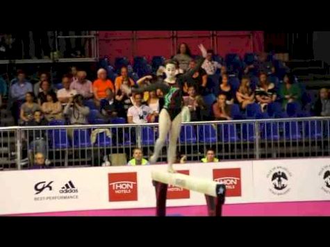 Carlotta FERLITO ITA, Beam Senior Qualification, European Gymnastics Championships 2012
