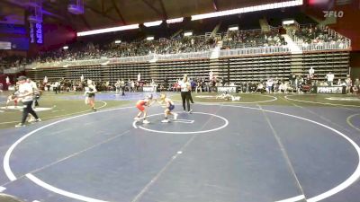 58 lbs Quarterfinal - Kelton Evans, Eastside United vs Nash Bowker, Thermopolis WC