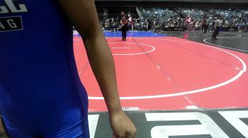 94 lbs Quarterfinal - Athena Joaquin, Elite Force Wrestling Club vs Perla Martinez, Westside Warriors Grappling Club