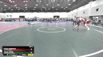 150 lbs Cons. Round 5 - Titus Norman, Baylor School vs Noah Song, Woodward Academy