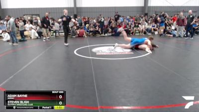 160 lbs Quarterfinal - Adam Bayne, NWWC vs Steven Bligh, Olympia Wrestling Club