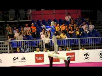 Mariya LIVCHIKOVA UKR, Beam Senior Qualification, European Gymnastics Championships 2012