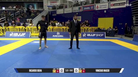 Vinicius Inacio vs Ricardo Silva 2025 Pan IBJJF Jiu-Jitsu No-Gi Championship