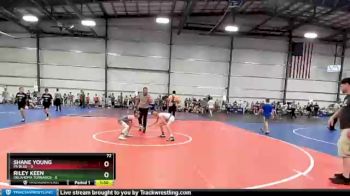 72 lbs Round 3 (6 Team) - Shane Young, PA Blue vs Riley Keen, Oklahoma Tornados