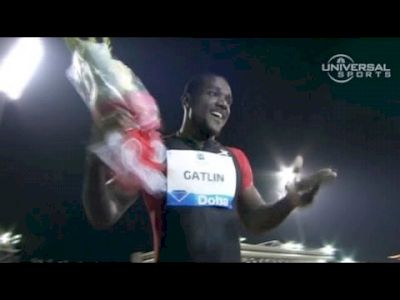 Justin Gatlin defeats Asafa Powell 100m Diamond League Doha 2012