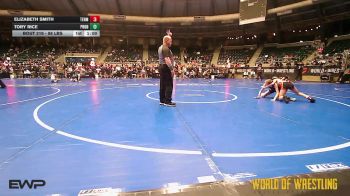 88 lbs Semifinal - Elizabeth Smith, Terminator Wrestling Club vs Tory Rice, Prodigy Elite Wrestling