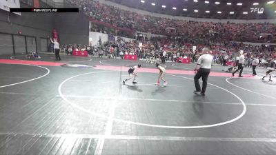 51 lbs Champ. Round 1 - Hendrix Groshek, Wittenberg-Birnamwood vs Elliott Van Derel, Waukesha Wrestling Club