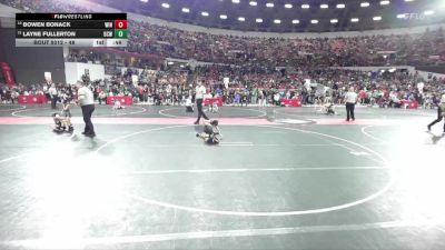 48 lbs Champ. Round 1 - Layne Fullerton, BCWC vs Bowen Bonack, Winneconne