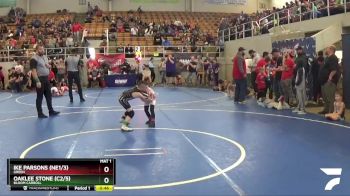 55 lbs Cons. Round 5 - Oaklee Stone (c2/5), Bloom Carroll vs Ike Parsons (ne1/3), Green