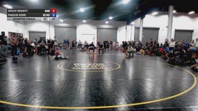 120 lbs Quarterfinal - Grace Nesbitt, MGW Savage Sisters - GK12E vs Paezlie Kerr, Okie Girls - GK12E