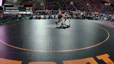 3A 126 lbs Quarterfinal - Ricky Haralson, Kellogg vs Eian Schwecke, Kendrick