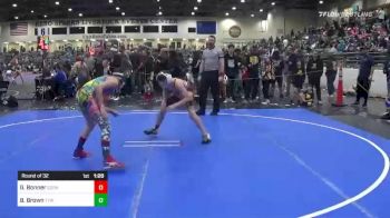 109 lbs Round Of 32 - Gunnar Bonner, Corning Pal vs Braxton Brown, Triple Threat Wrestling