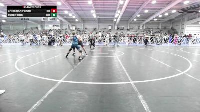 160 lbs Rr Rnd 1 - Christian Feight, Hillbilly Hammers vs Ryker Cox, Blue Wave