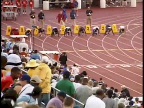 B 100 (4a, Cameron Burrell 10.57 at UIL 2012)