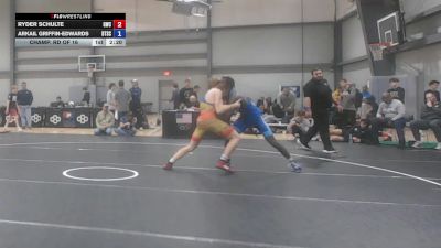 51 kg Semis - Karver Peasley, Inland Northwest Wrestling Training Center vs Garrett Bjerga, Pinnacle Wrestling Club