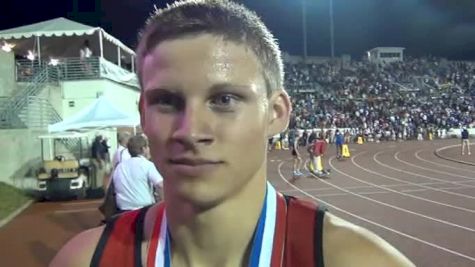 Dallas Rushing Wins 1600 Barnburner  2012 UIL Texas State Track Championships.