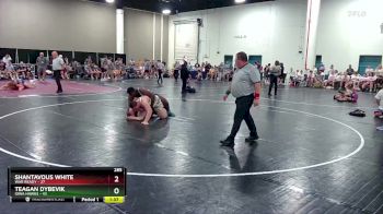 285 lbs Round 6 (16 Team) - Teagan Dybevik, Iowa Hawks vs Shantavous White, War Ready