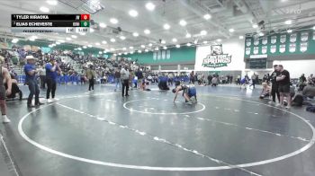 120 lbs Quarterfinal - Tyler Hiraoka, JW North vs Elias Echeveste, Bonita