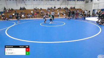 100 lbs Quarterfinal - Alex Ortiz, Team Selma vs Cyrus Yousefi, Palo Alto Elite