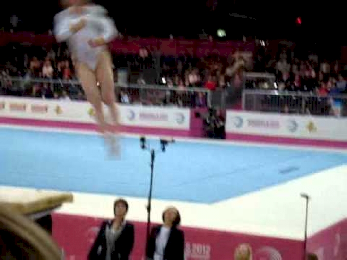 Sandra Raluca Izbasa Rou Vault Team Final European Gymnastics