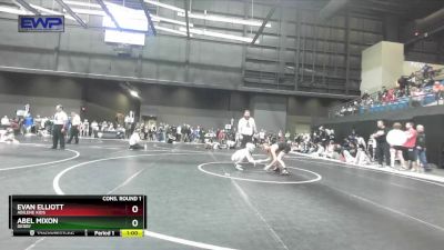 80 lbs Cons. Round 1 - Evan Elliott, Abilene Kids vs Abel Mixon, Derby