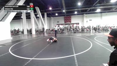 50 lbs Round Of 16 - Kashton Kaylor, Team Aggression vs Josiah Piz, Team Coalinga
