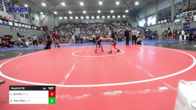 68 lbs Round Of 16 - Lucas Smith, Oklahoma vs Cason Van Wie, Cyclone Youth Wrestling