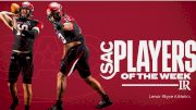 The South Atlantic Conference Announces Football Players Of The Week