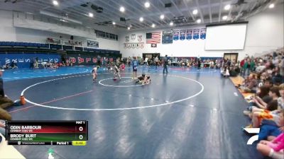 53 lbs Quarterfinal - Brody Burt, Cowboy Kids WC vs Odin Barbour, Cowboy Kids WC