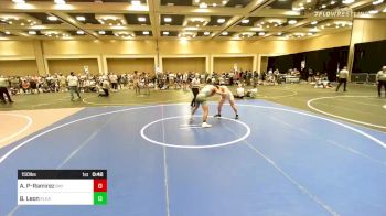 150 lbs Consi Of 4 - Anthony Pavlov-Ramirez, Bay Area Dragons WC vs Brian Leon, Eleanor Roosevelt HS