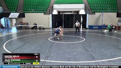 140 lbs Finals (2 Team) - Hunter Welch, New Hope HS vs Miles Zukowski, St James