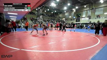 157 lbs Consolation 1st - Asa Levine, BOOKER T WASHINGTON vs Tevan Holden, HULBERT