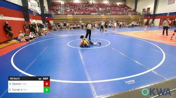 88 lbs Rr Rnd 5 - Kamden Sparks, Tonkawa Takedown Club vs Ej Turner Jr, Pin-King All Stars