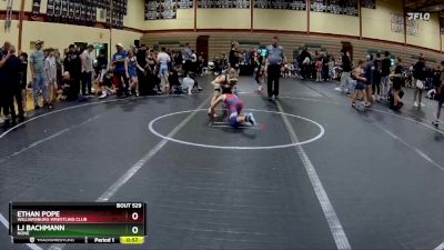 84 lbs Semifinal - Lj Bachmann, NONE vs Ethan Pope, Williamsburg Wrestling Club