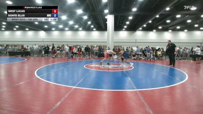 190 lbs Semis - West Lucas vs Donte Ellis, Mustang Wrestling Club