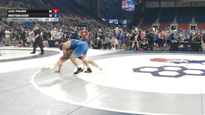 150 lbs Cons. Rd Of 64 - Alec Fraser, Washington vs Breyden Buee, North Dakota