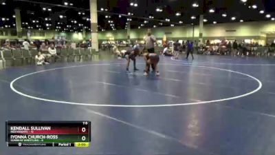 115 lbs Round 7 (8 Team) - Kendall Sullivan, Red Knights vs Iyonna Church-Ross, Sunbear Wrestling