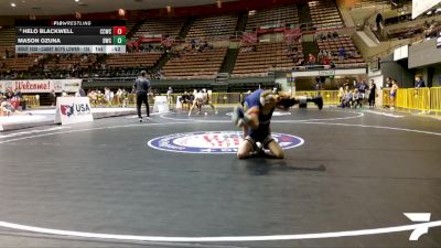 Cadet Boys Lower - 126 lbs Cons. Round 6 - Helo Blackwell, Central Catholic Wrestling Club vs Mason Ozuna, Delta Wrestling Club