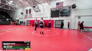 184 lbs Cons. Round 1 - Ben Settum, Cerritos College vs Brandon Romo, West Hills