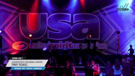 CheerForce Training Center - Tiny Toxic [2023 L1 Tiny - Novice - Exhibition Day 1] 2023 USA All Star Super Nationals