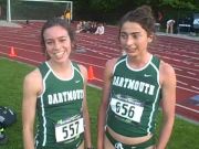 Abbey D'Agostino and Alexi Pappas, Dartmouth.  1500m