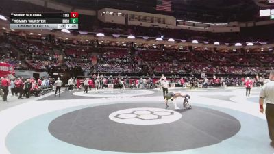 126 lbs Champ. Rd Of 16 - Vinny Soloria, St. Xavier vs Tommy Wurster, Dub. Coffman