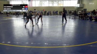 117 lbs Round 5 - Lila Sheehan, Waldorf University vs Mia Kurth, Hawkeye Community College