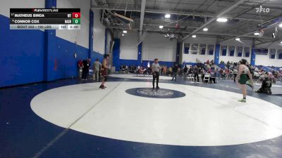 190 lbs Consi Of 8 #1 - Matheus Binda, Whittier vs Connor Cox, Nashoba