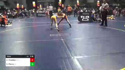 90 lbs Consy 2 - Caleb Cheddar, Southern Columbia vs Xavier Piercy, Oil City