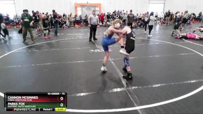 75 lbs Round 1 - Cannon McGinnes, Cobra Wrestling Club vs Parks Fox, Eastside Youth Wrestling